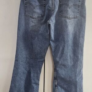 Levi's Women's Flare Jeans in Classic Blue 10 Petite